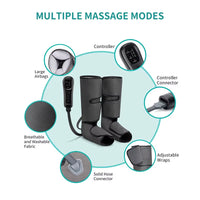 Leg Massager Air Compression Calf Wraps Air Pressure Massage for Blood Circulation and Relaxation Lymphatic Drainage