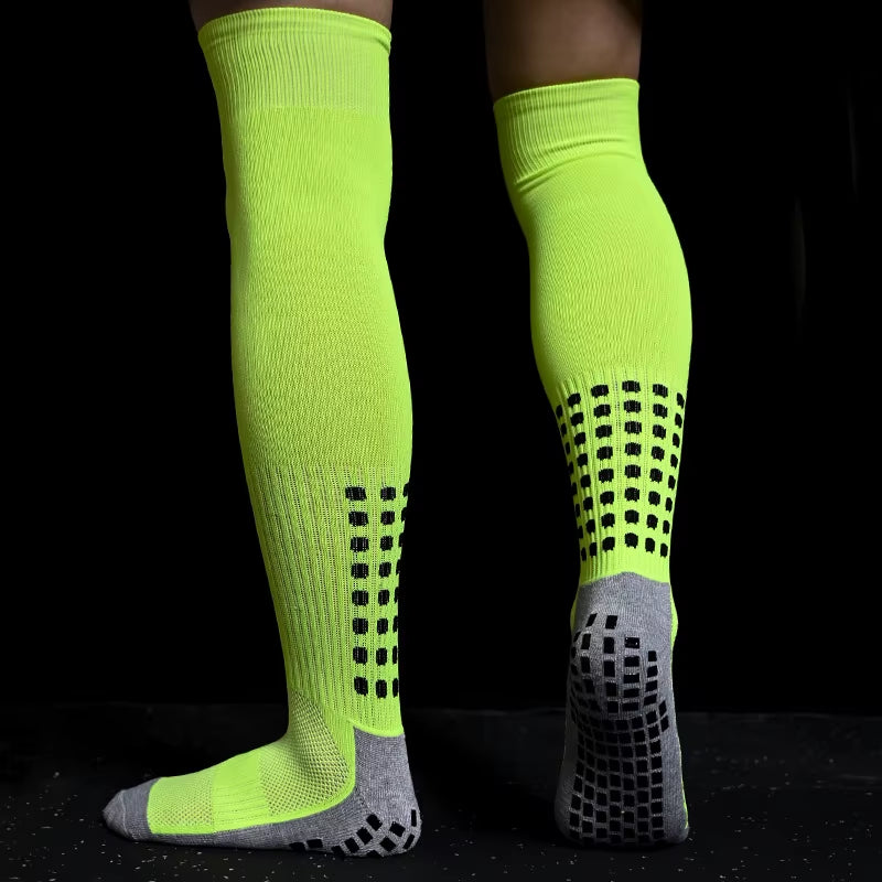 New Long Football Socks Silicone Suction Cup Grip anti Slip Soccer Socks Sports Men Women Baseball Rugby Socks