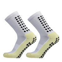 1/4 Pairs Anti-Slip Soccer Women Men Outdoor Sport Grip Football Yoga Socks