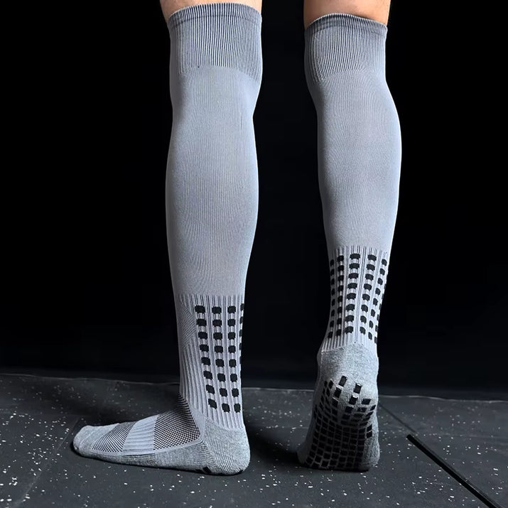 New Long Football Socks Silicone Suction Cup Grip anti Slip Soccer Socks Sports Men Women Baseball Rugby Socks