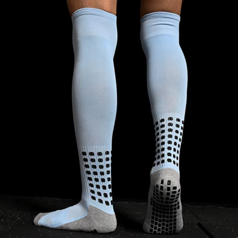 New Long Football Socks Silicone Suction Cup Grip anti Slip Soccer Socks Sports Men Women Baseball Rugby Socks