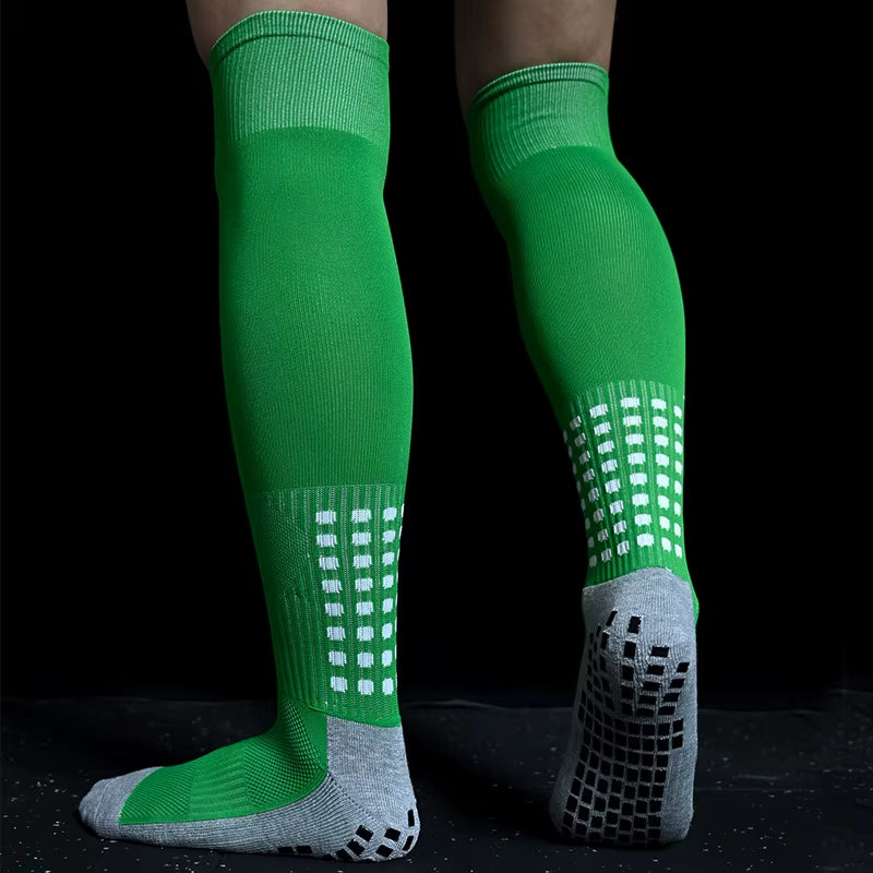 New Long Football Socks Silicone Suction Cup Grip anti Slip Soccer Socks Sports Men Women Baseball Rugby Socks